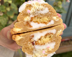 Old School Cake Stuffed Cookie