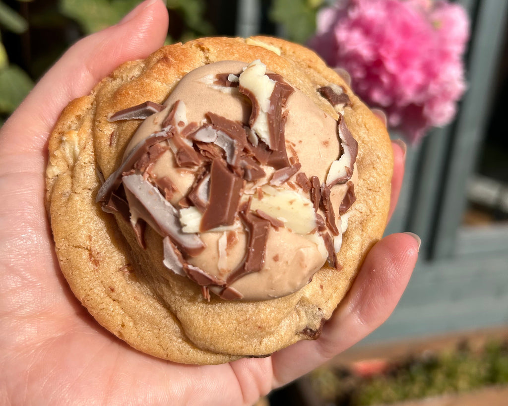 Kinder Loaded Cookies