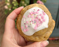 Old School Cake Stuffed Cookie
