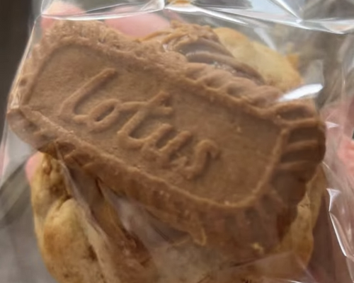 Biscoff Topped Cookies