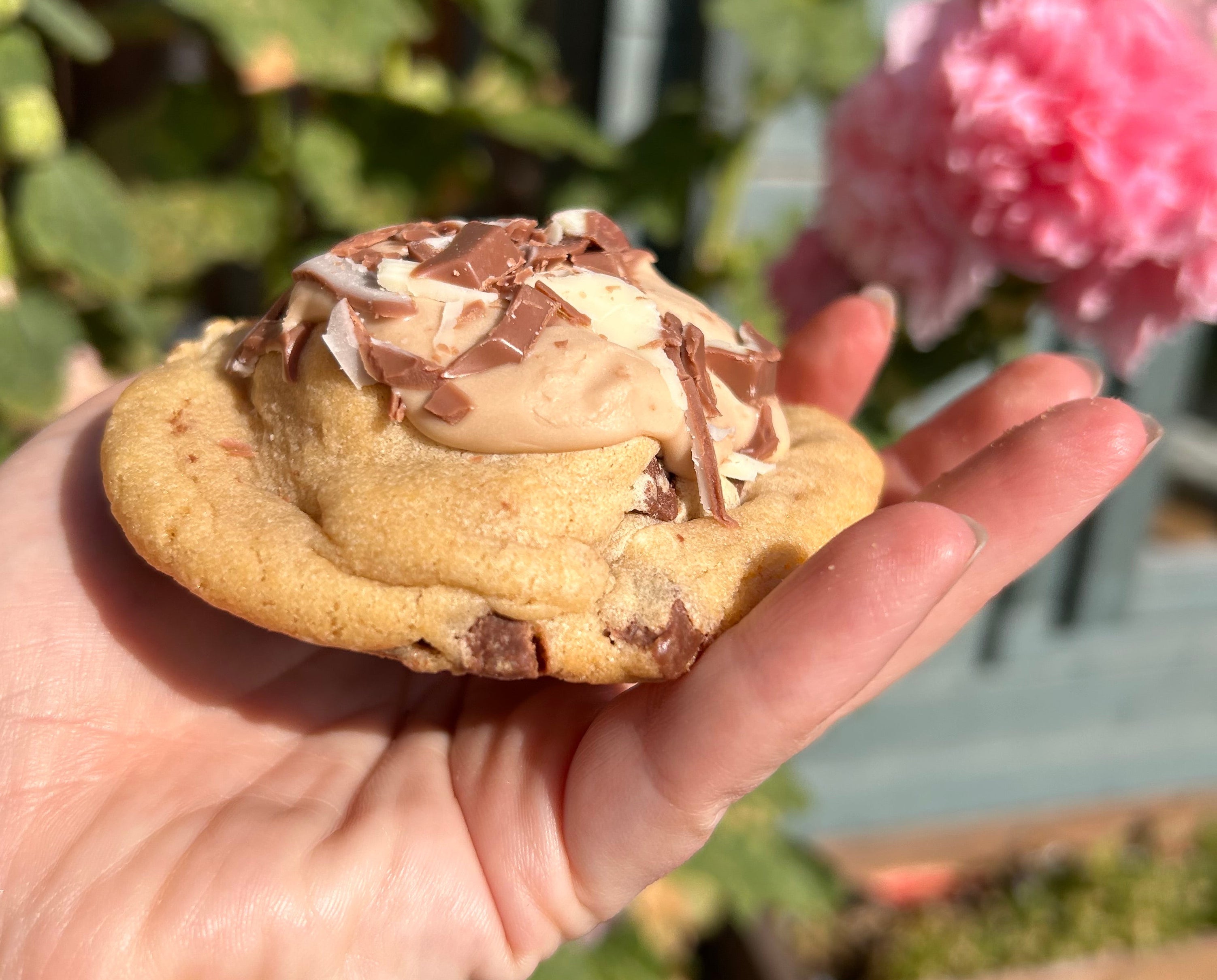 Kinder Loaded Cookies