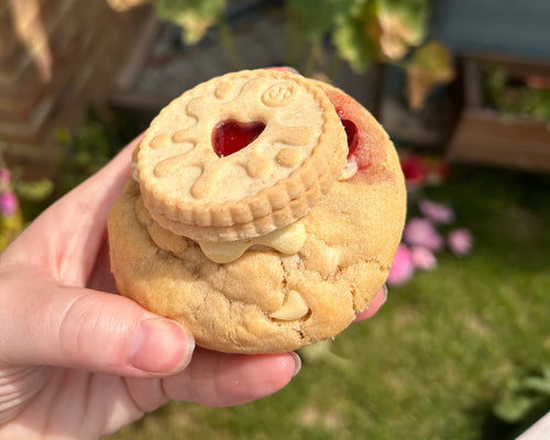 Jammie Dodger Loaded Cookie